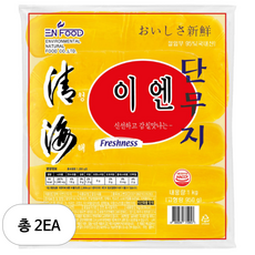 이엔푸드 청해 이엔 단무지, 1kg, 2개