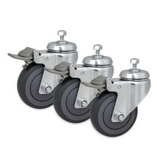 카메라삼각대 카메라 100mm 캐스터 스탠드용 바퀴 3개세트 KC-100