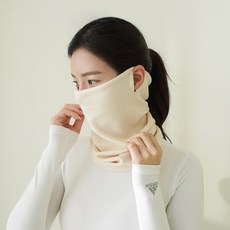 부드럽고 따뜻한 양모넥워머 귀걸이형 넥워머
