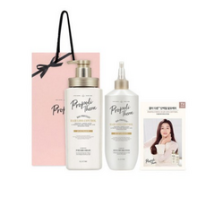 엘라스틴 프로폴리테라 샴푸앰플 기획세트+쇼핑백 샴푸 500ml+앰플트릿 250ml