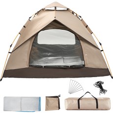 캠핑야외 방수 전자동 원터치 텐트 등산 장비 옥스포드 천