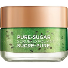 L'Oreal Paris Pure Sugar Scrub Purify & Unclog 로레알 파리 퓨어-슈가 스크럽 퓨리파이 앤 언크로그 1.7oz(48g), 1개