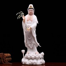 관세음보살 부처님 불상 수공예 예술품 주문제작 165, 관 시음 보살 48cm