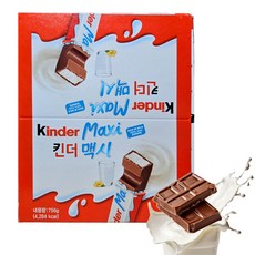 킨더 맥시 초콜릿, 21g, 36개