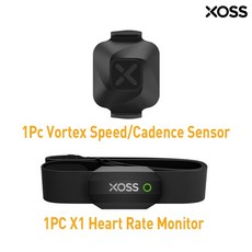 무선 방수 자전거 주행 속도계 xoss x1 speed 케이던스 센서 사이클링 컴퓨터, 소용돌이 콤보