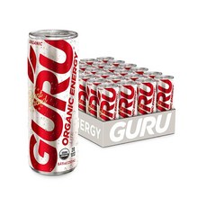 GURU Lite Organic Energy 구루 라이트 오가닉 에너지 250ml 24캔, 1개