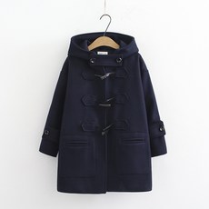 아이엠몽 여성 3color 모직 하프 떡볶이 코트 후드 루즈핏 베이직룩 WD