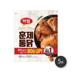하림 훈제통닭, 630g, 5세트