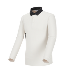 볼빅 남성용 골프 허리 로고포인트 기모 카라 티셔츠 VMTSLA94