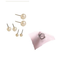 실버담수진주귀걸이