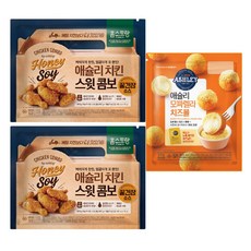 애슐리 스윗콤보(꿀간장) 치킨 2봉+모짜렐라 치즈볼 1봉