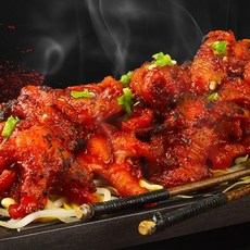 기타 [임꺽정] 국내산 양념 무뼈 닭발 350gx3팩, 3개, 350g