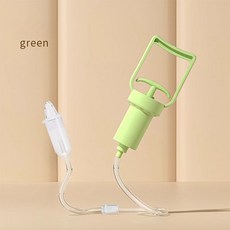 코막힘흡입기 수동 코막힘 코 흡입기 청소 콧물 코빼는기계, 녹색, 1개
