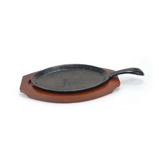DUPICKS 주방 타원형 주물 팬 1호 미니후라이팬 원형주물팬 미니주물팬, 1개