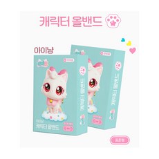 위시캣 아이냥 캐릭터 올밴드 16매 표준 1개 단품 키즈밴드 어린이 유아 키즈 반창고