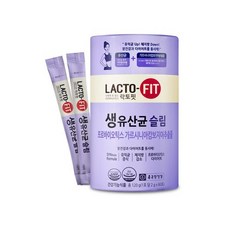[다이어트 유산균] 종근당건강 락토핏 생유산균 슬림 유익균Up 체지방Down, 1통