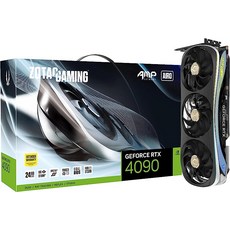 [보증] ZOTAC Gaming GeForce RTX 4090 AMP Extreme AIRO 24GB GDDR6X 384비트 21Gbps PCIE 4.0 그래픽 카드 IceStor