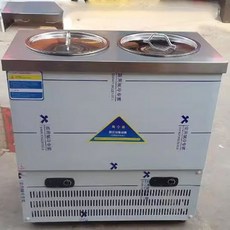 냉면 육수 물회 냉장고 밀면 냉육수 얼음 냉장고 살얼음 식혜 냉동고, 02. 더블형 온도 디스플레이