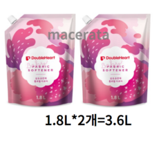 더블하트 유아 섬유유연제 플로럴아로마 리필