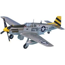 아카데미 더 파이터 오브 세계 2차 대전 P-51C 비행기 피규어 모델 키트 그레이