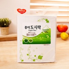 62 위원트 / 종이도시락 일회용도시락 도시락 도시락통 7매 하니 도시락 일반일회용도시락, 단일 수량, 단일 개당 수량