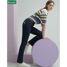 [하프클럽/베네통 골프]여성 SS BNT.G 일자팬츠 네이비