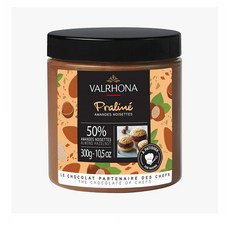 Valrhona Praline Amandes Noisettes 발로나 아몬드 헤이즐넛 프랄린 초콜릿 300g, 1개