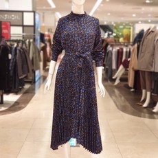 발렌시아 HY [발렌시아 HY] 프라워프린트 플리츠드레스 HY202MO19A0