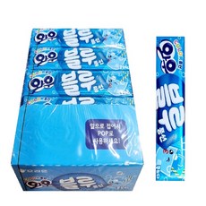 오리온 와우 쿨소다 21g 블루풍선, 15개