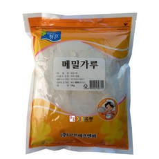 청은 메밀가루 중국산 88% 1kg /, 1개