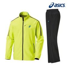 [아식스(ASICS)] 아식스 남여공용 트레이닝복세트 라임 운동복세트