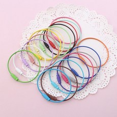 1개)와이어링 와이어키링 에어팟키링 키링DIY, 블루