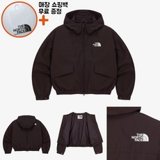 [백화점매장판/AS가능] 노스페이스 화이트라벨 닐턴 자켓 바람막이 윈드브레이커 여성 여자 ppJ 다크 브라운 갈색 NJ3BQ80K