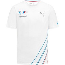 레이싱 티셔츠 모터스포 BMW 모터스포츠 남성 팀, XX-Large, White