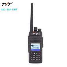 TYT md398 dmr 디지털 워키 토키 IP67 양방향 라디오 10w 햄 트랜시버 TYT MD 398 IP 67 방수 DMR 디지털 핸드 헬드 Radi|무전기|, 단일, 1개, MD-398