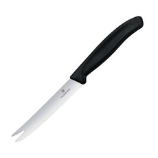 Victorinox Swiss 클래식 치즈 및 소시지 패링 나이프 10.9cm4.3인치 레드 6.7861, 4.3, 블랙, 1개