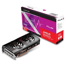 SAPPHIRE 라데온 RX 7700 XT PULSE D6 12GB 그래픽카드, 선택없음