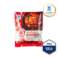 사조 24/7 매콤 쫄깃한 주꾸미철판볶음 350g X 5, 5개