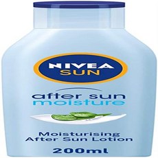 니베아 썬 모이스춰 라이징 애프터 썬 로션 with 알로에 베라 200 ml, 단일상품