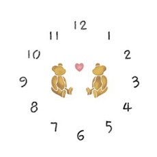 시계스텐실도안