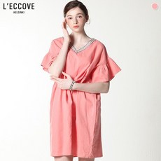 [레코브LECCOVE] 린넨 퍼프 에스니컬 원피스 택가격:99800원
