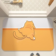 뭉시크 고양이 규조토 귀여운 인테리어 발매트