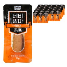 테비토퍼 고양이 테비 맘마 간식 22g, 치킨맛, 24개