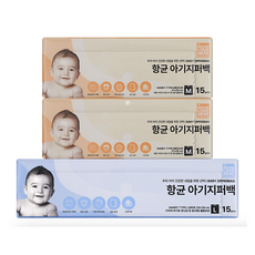 네이쳐러브메레 아기 지퍼백 중형 30p + 대형 15p 세트, 4세트