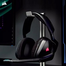 [성의샵] 커세어 보이드 CORSAIR VOID PRO 엘리트 게이밍 헤드셋 노트북배그 헤드폰 RGB램프 노이즈캔슬링 마이크포함 라이브방송 게임전용 시즌신상, VOID PRO엘리트판-유선USB버전, 화이트