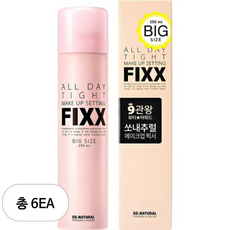 쏘내추럴 올 데이 타이트 메이크업 픽서, 250ml, 6개