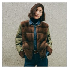 셀렙샵 에디션 셀렙샵 에디션 23PRE 리버시블 FAUX 밍크 구스다운