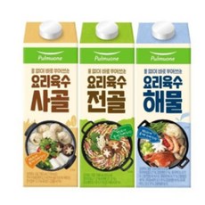 풀무원 [소문난] 요리육수 3종[사골+전골+해물] (1000mlx3개) 가정식백반 기사식당 요리레시피, 21개