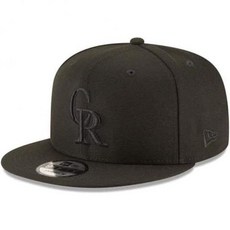 뉴에라 콜로라도 로키스 MLB 블랙 온 9Fifty 스냅백 OSFM 조정 가능