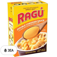 라구 더블 체다치즈 소스, 439g, 3개